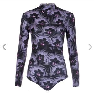 Long sleeve rash guard swim suit